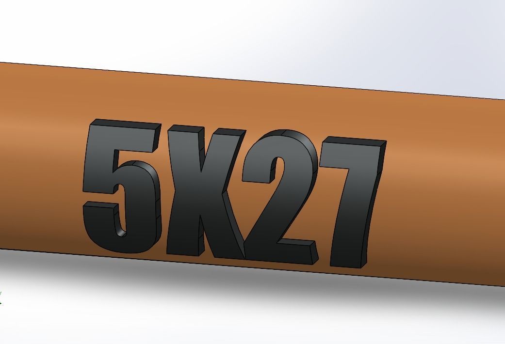 Hydraulic Cylinder 3D print model_1