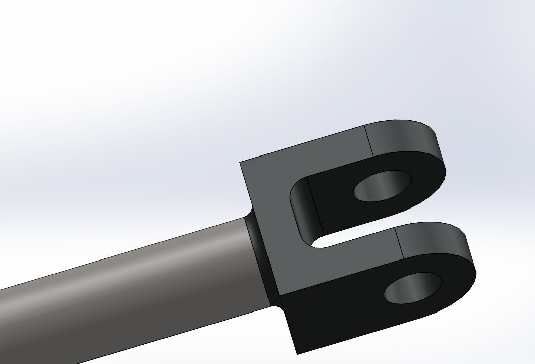 Hydraulic Cylinder 3D print model_3