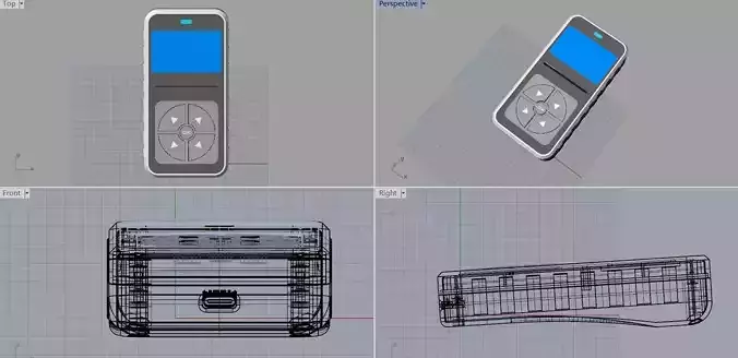 Remote control prototype product design