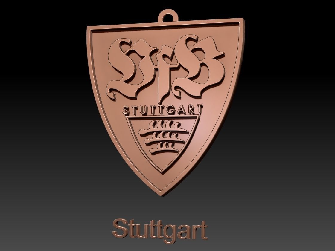 Bundesliga all logo teams printable and renderable 3D print model_23
