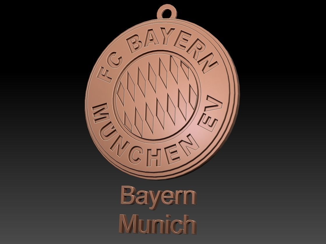 Bundesliga all logo teams printable and renderable 3D print model_29