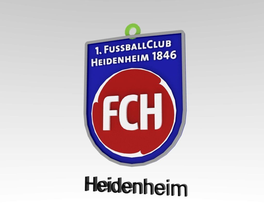 Bundesliga all logo teams printable and renderable 3D print model_9