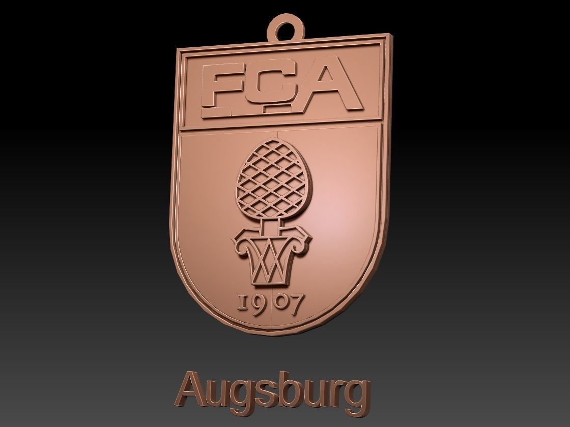 Bundesliga all logo teams printable and renderable 3D print model_27