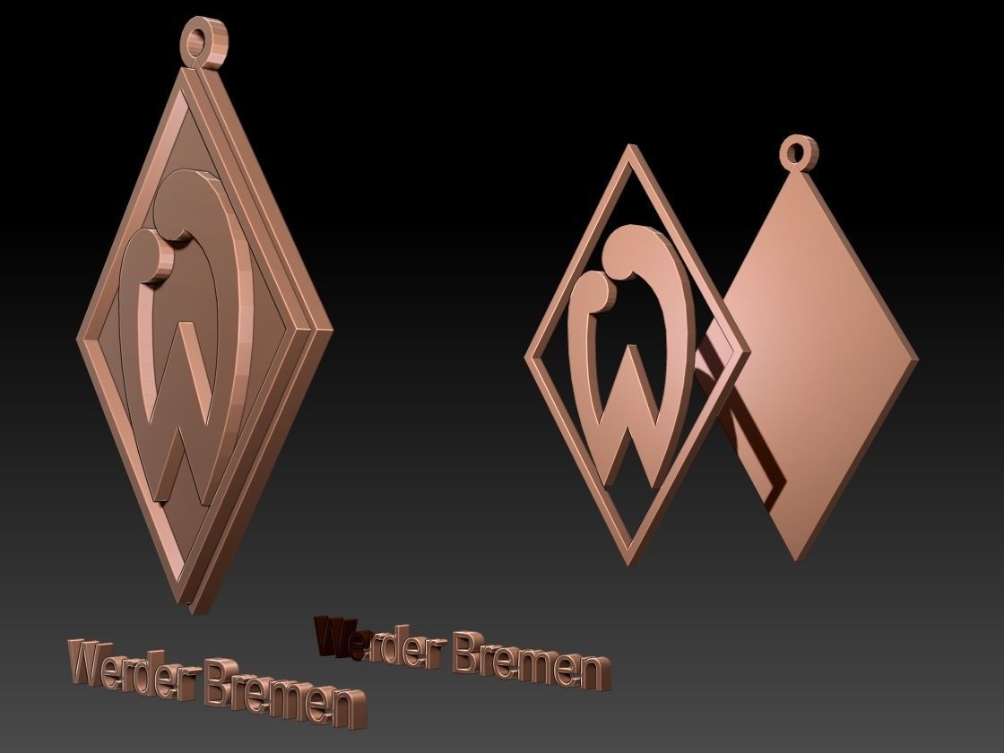 Bundesliga all logo teams printable and renderable 3D print model_39