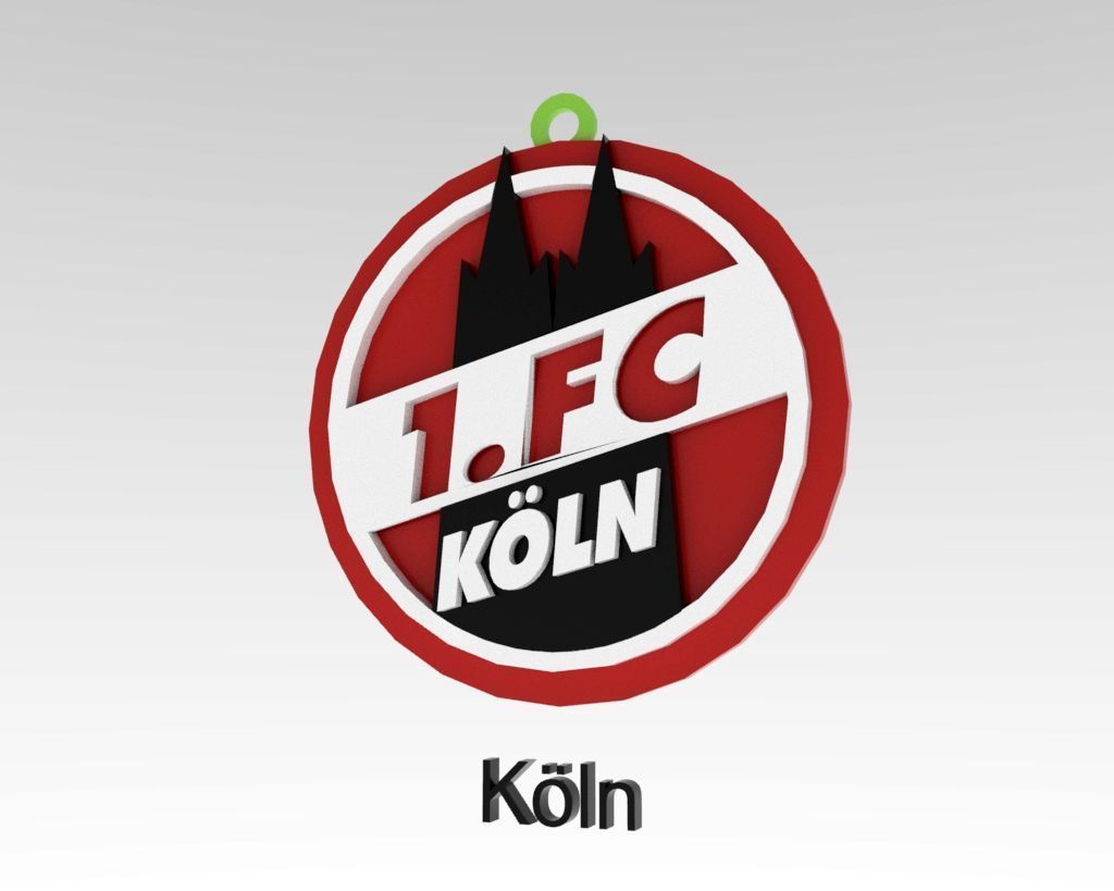 Bundesliga all logo teams printable and renderable 3D print model_11