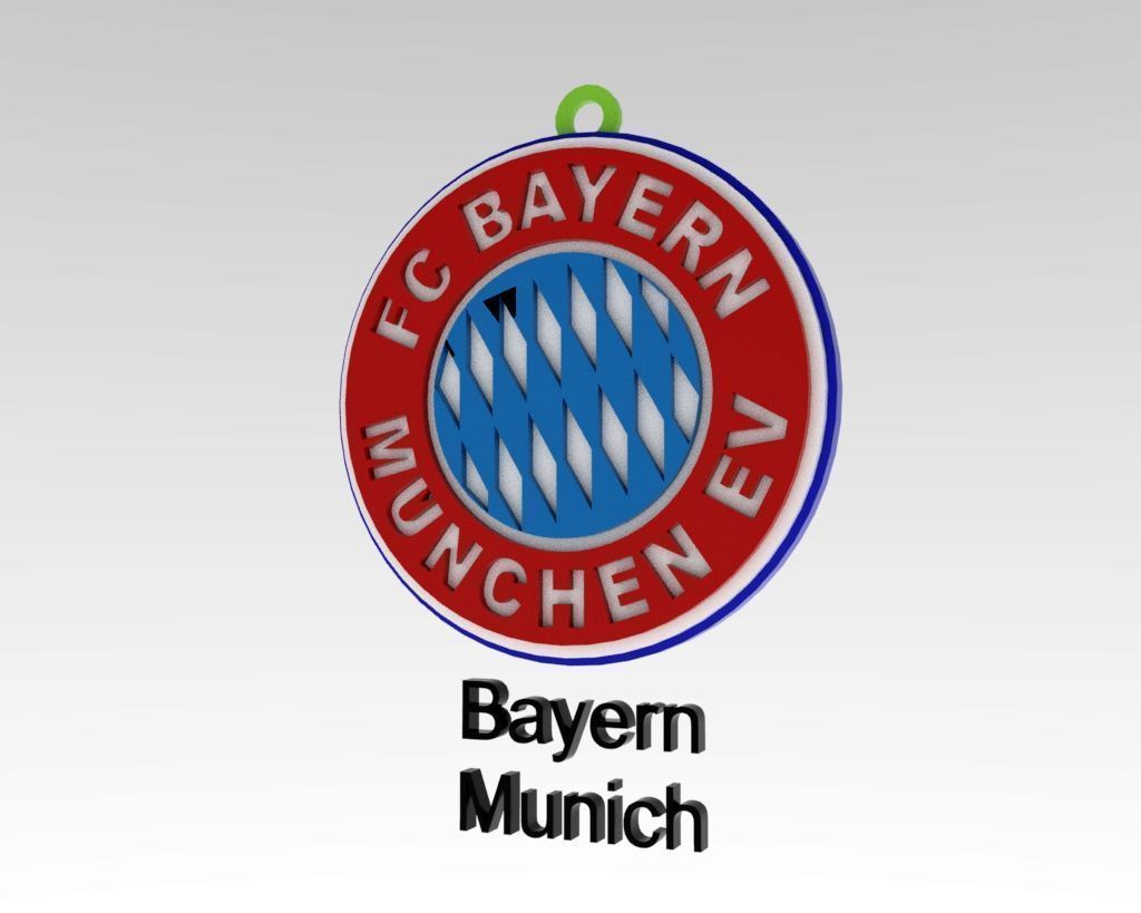 Bundesliga all logo teams printable and renderable 3D print model_2