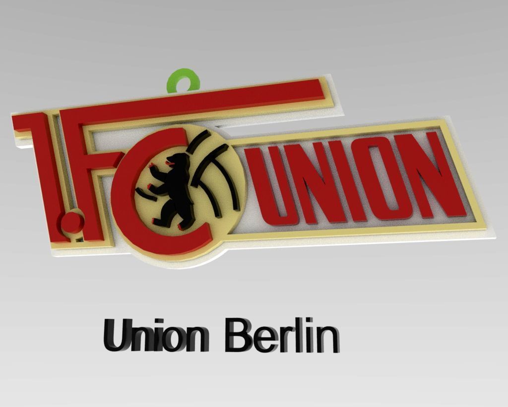 Bundesliga all logo teams printable and renderable 3D print model_52