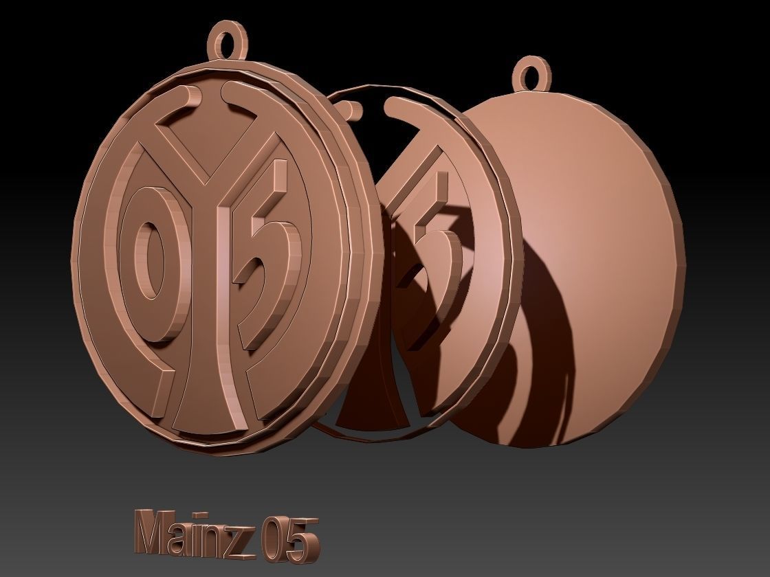 Bundesliga all logo teams printable and renderable 3D print model_42