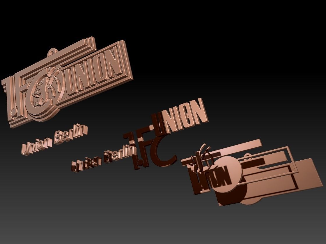 Bundesliga all logo teams printable and renderable 3D print model_38