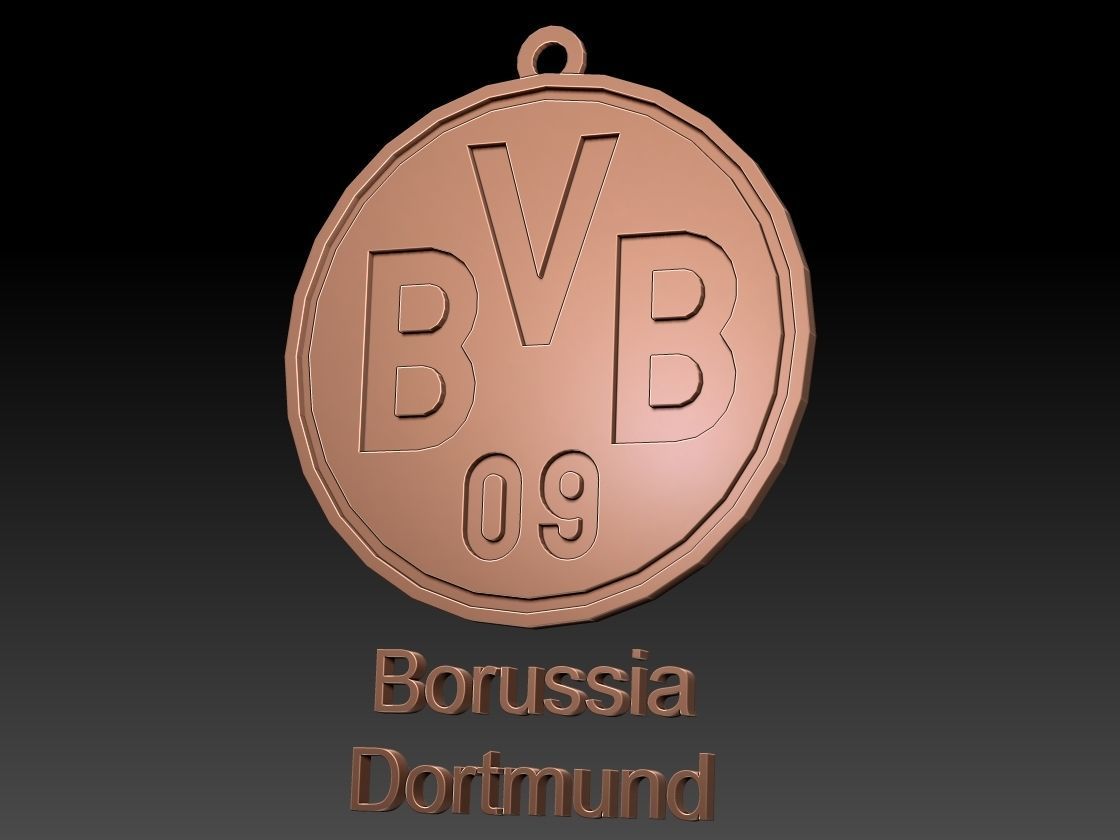 Bundesliga all logo teams printable and renderable 3D print model_19