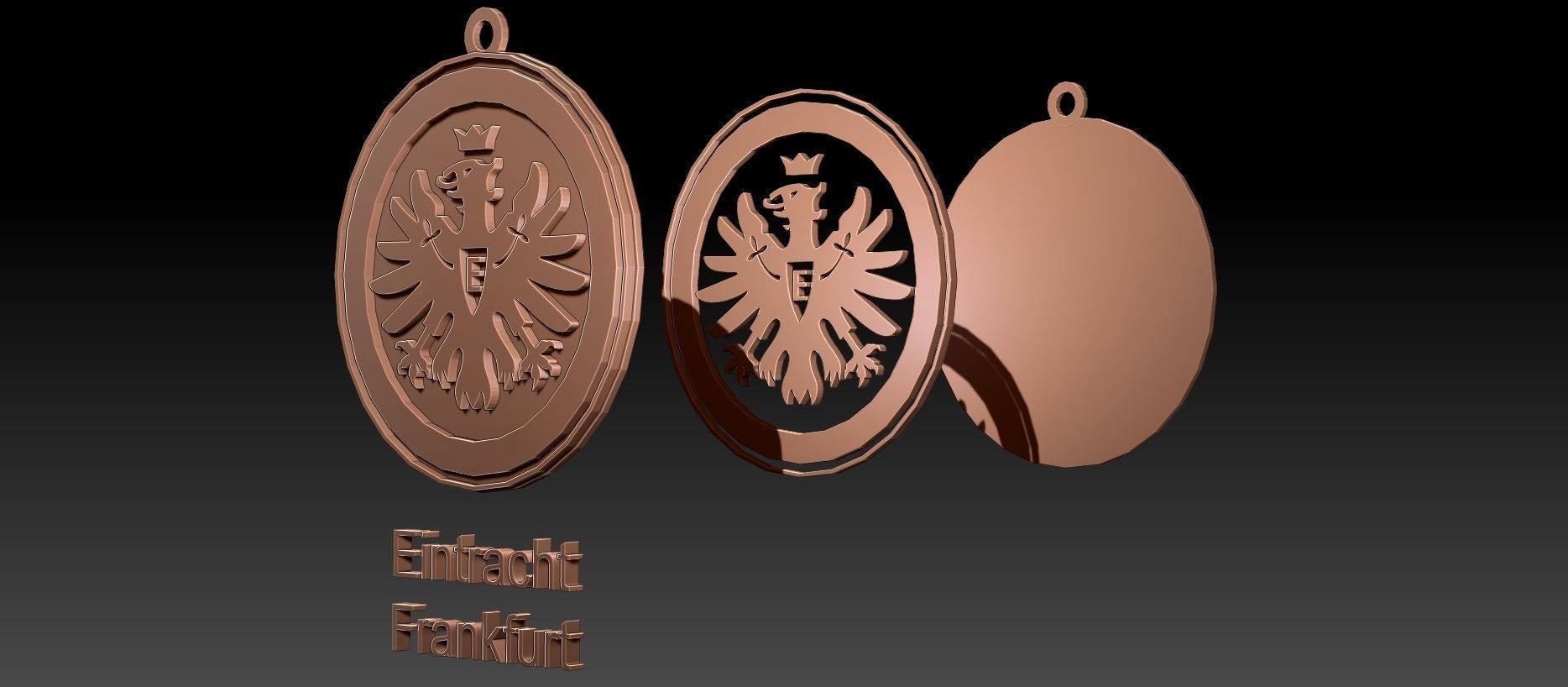 Bundesliga all logo teams printable and renderable 3D print model_49