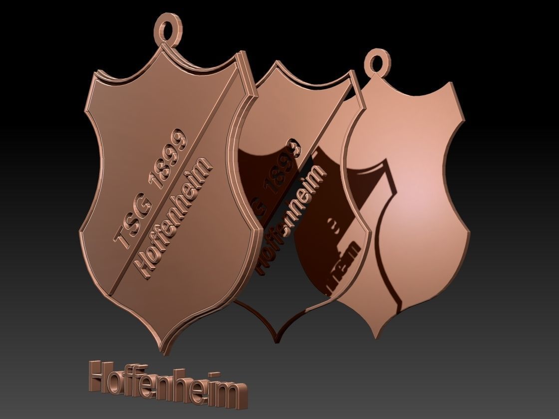 Bundesliga all logo teams printable and renderable 3D print model_34