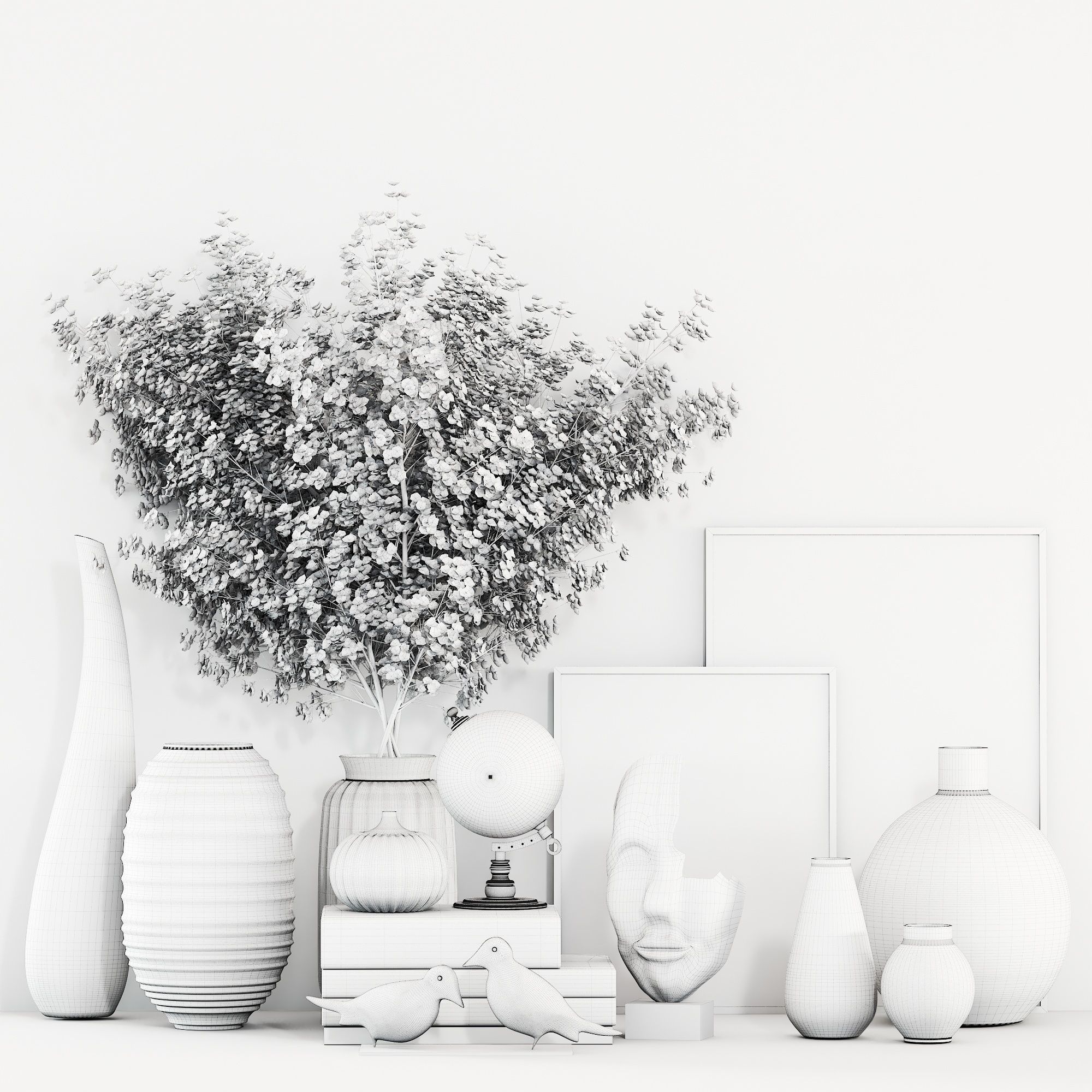  decorative set-04 Low-poly 3D model_3