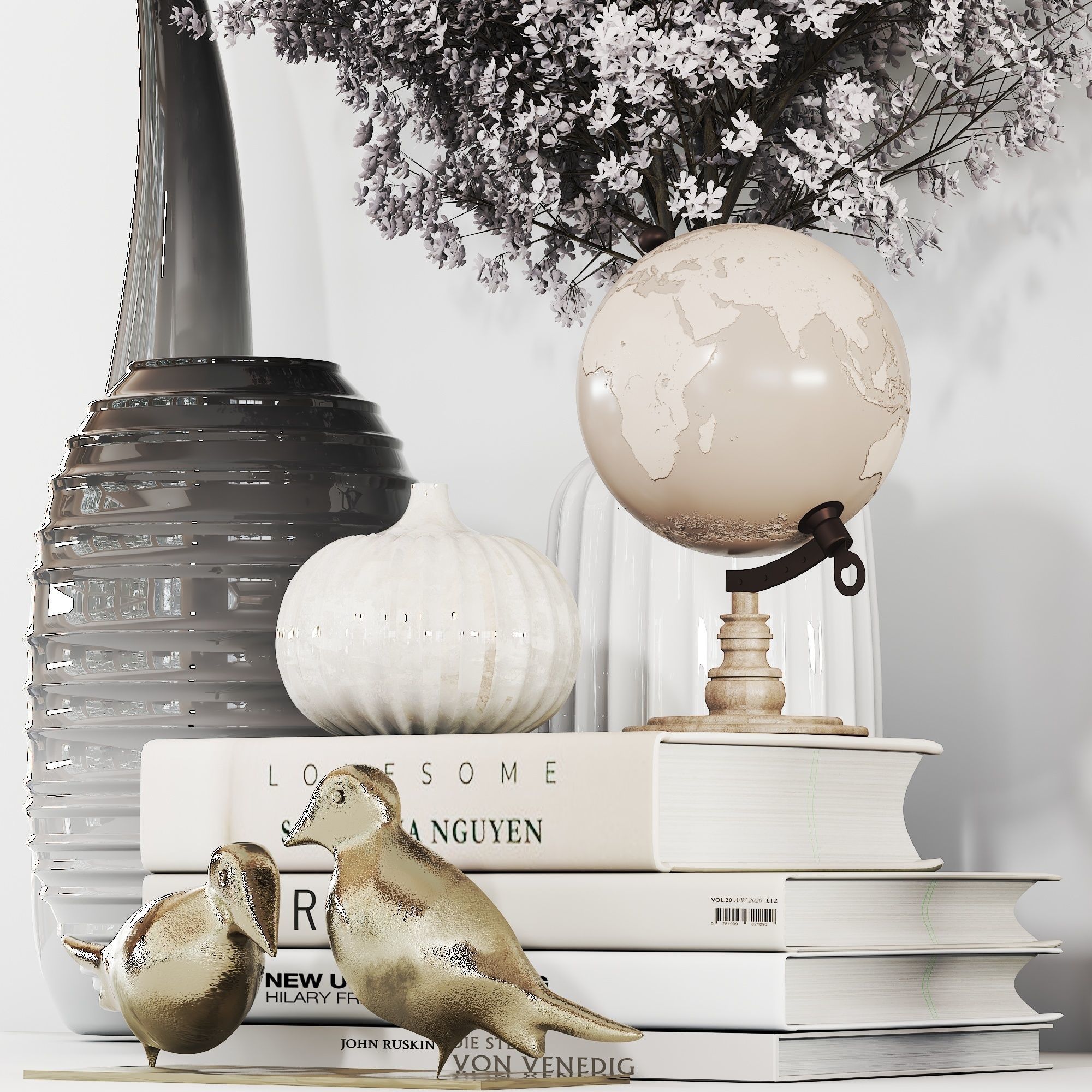  decorative set-04 Low-poly 3D model_2