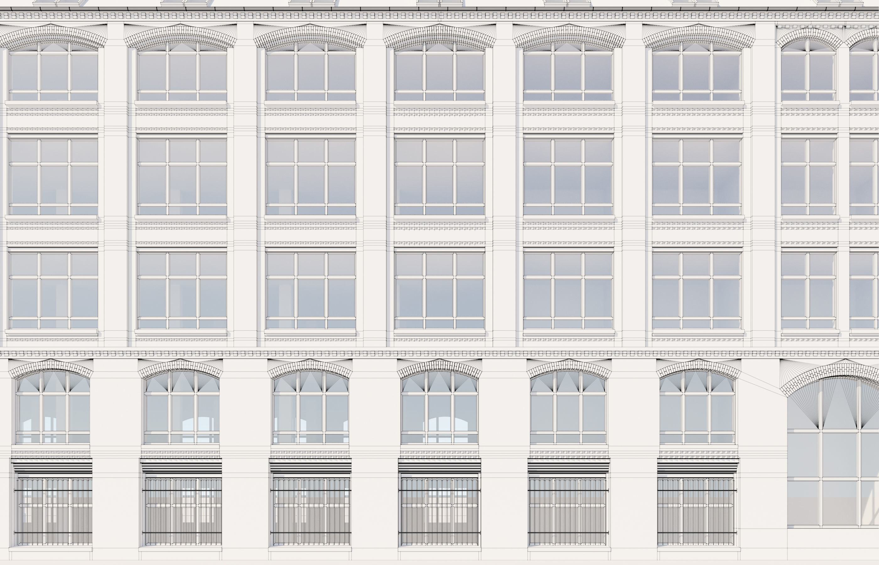 German Loft Building 3D model_12