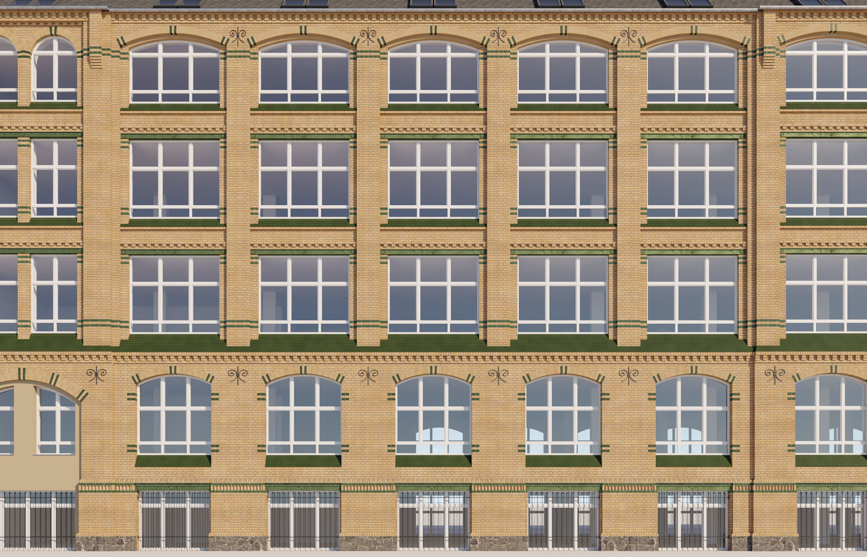 German Loft Building 3D model_6