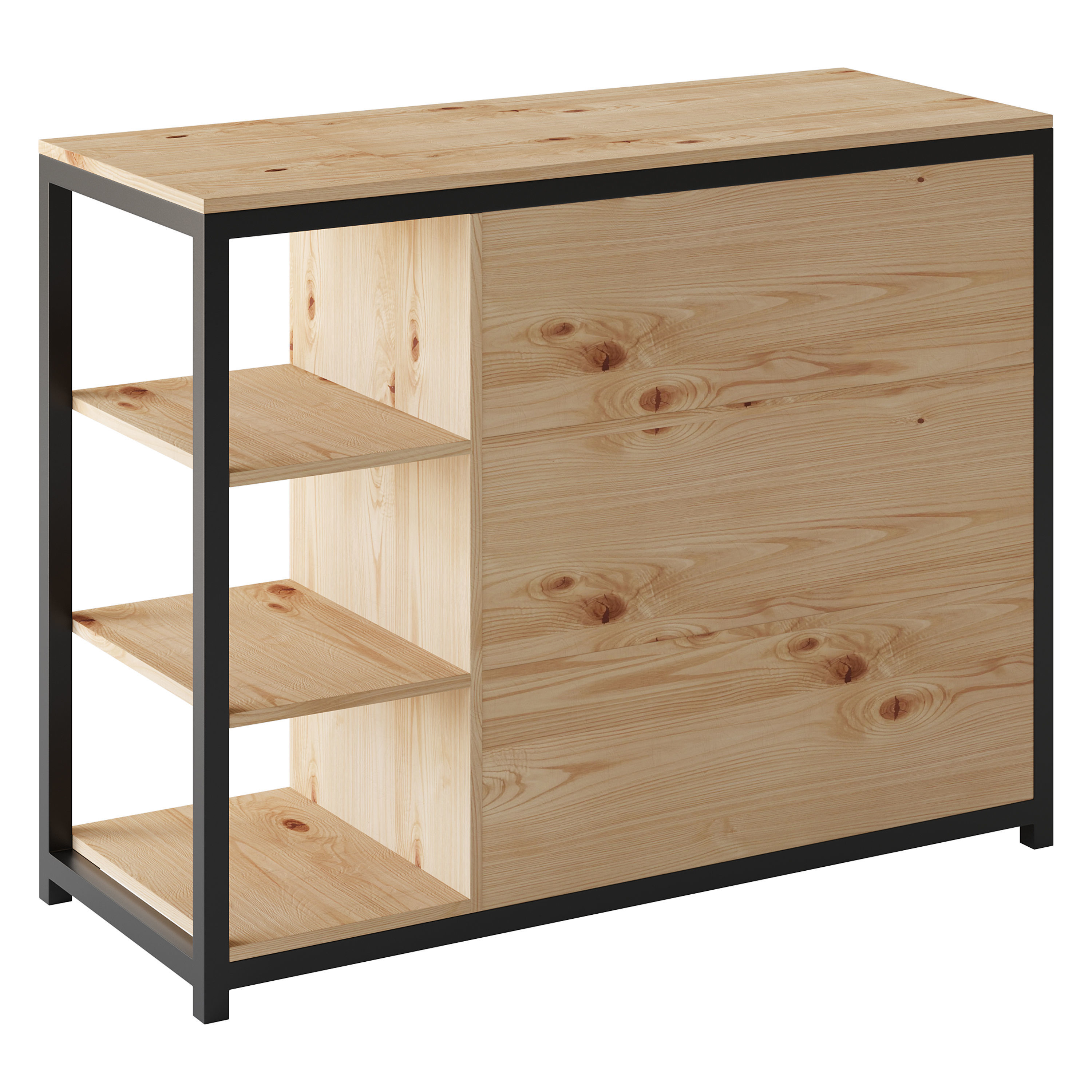 Loft cabinet 3D model_5
