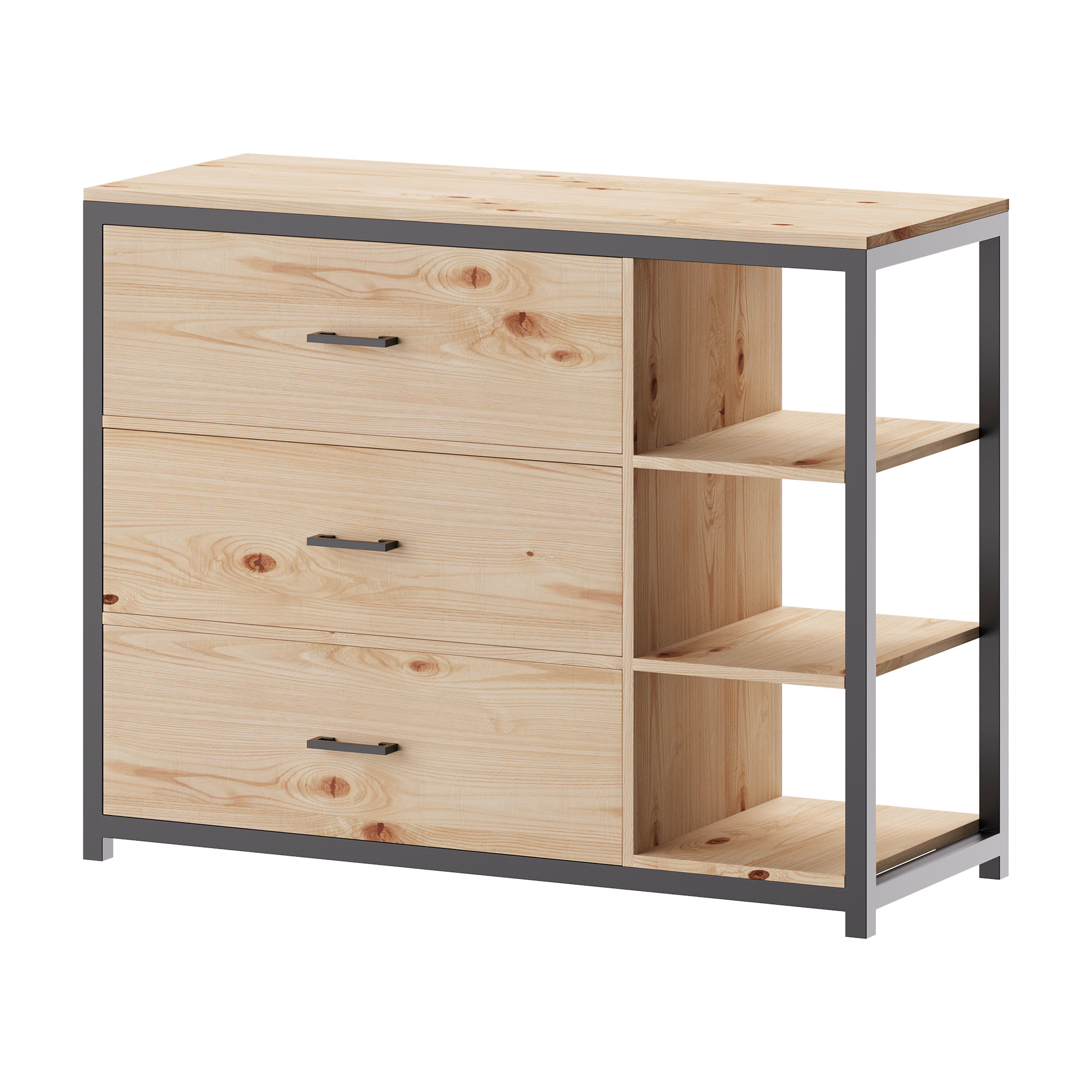 Loft cabinet 3D model_14
