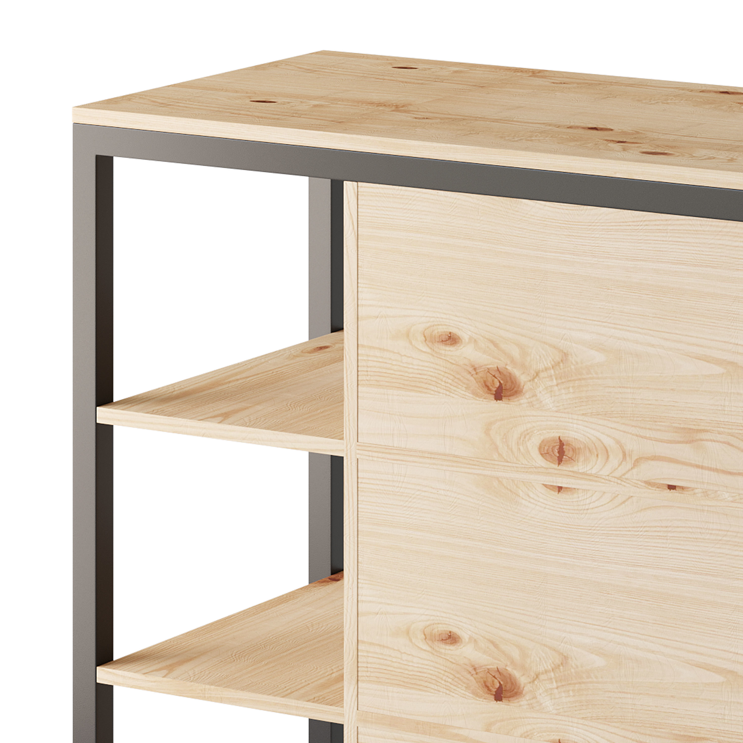 Loft cabinet 3D model_9