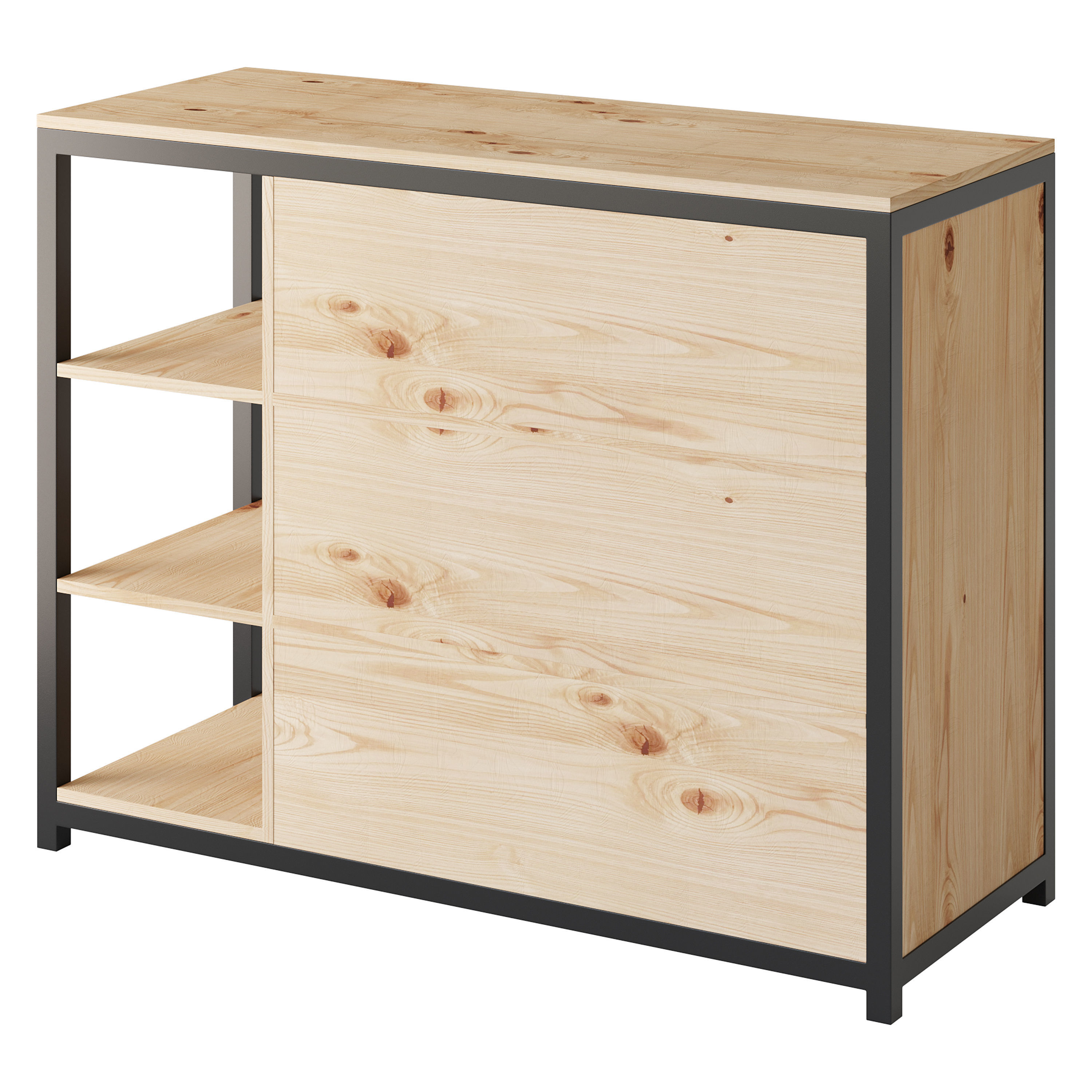 Loft cabinet 3D model_7