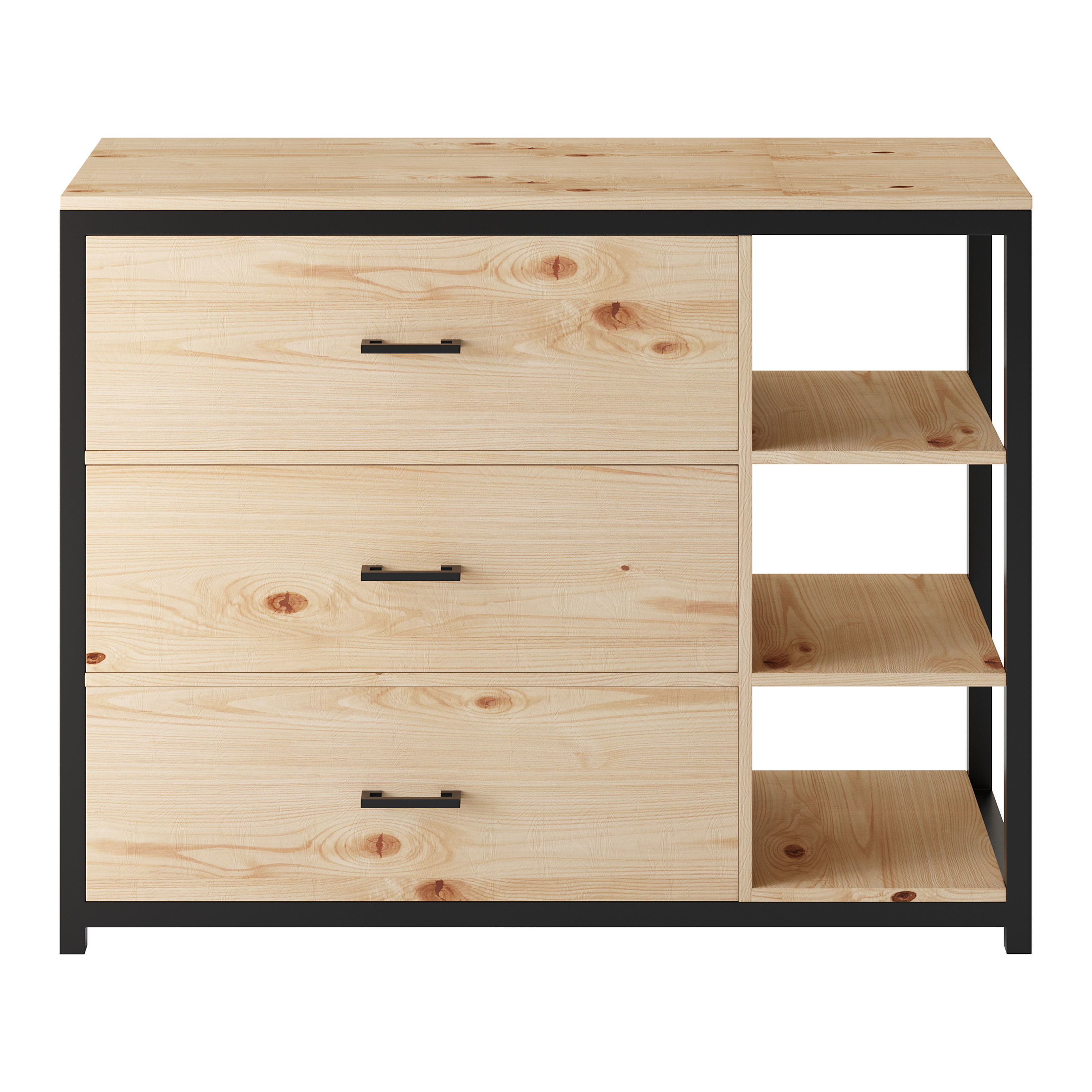Loft cabinet 3D model_17