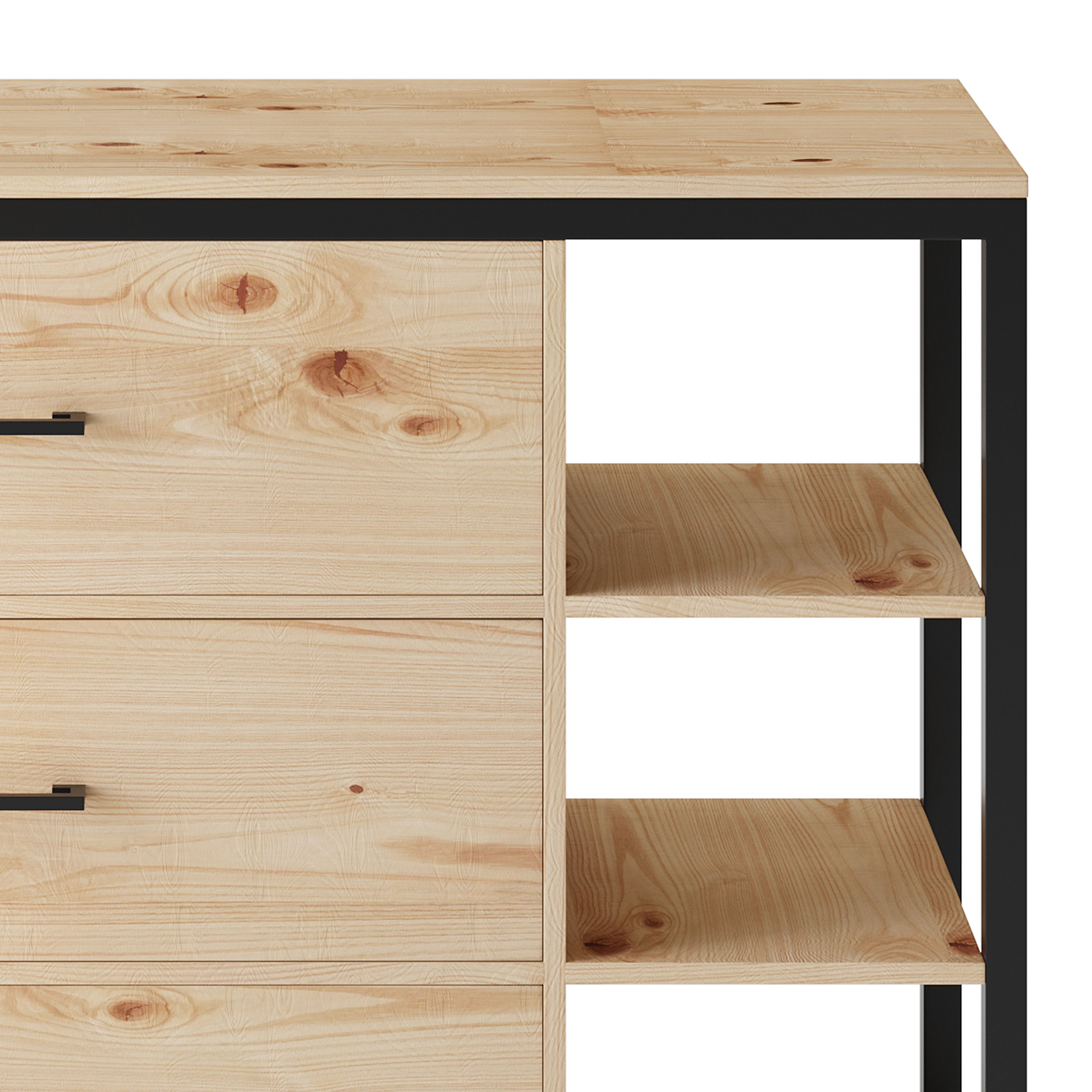 Loft cabinet 3D model_13