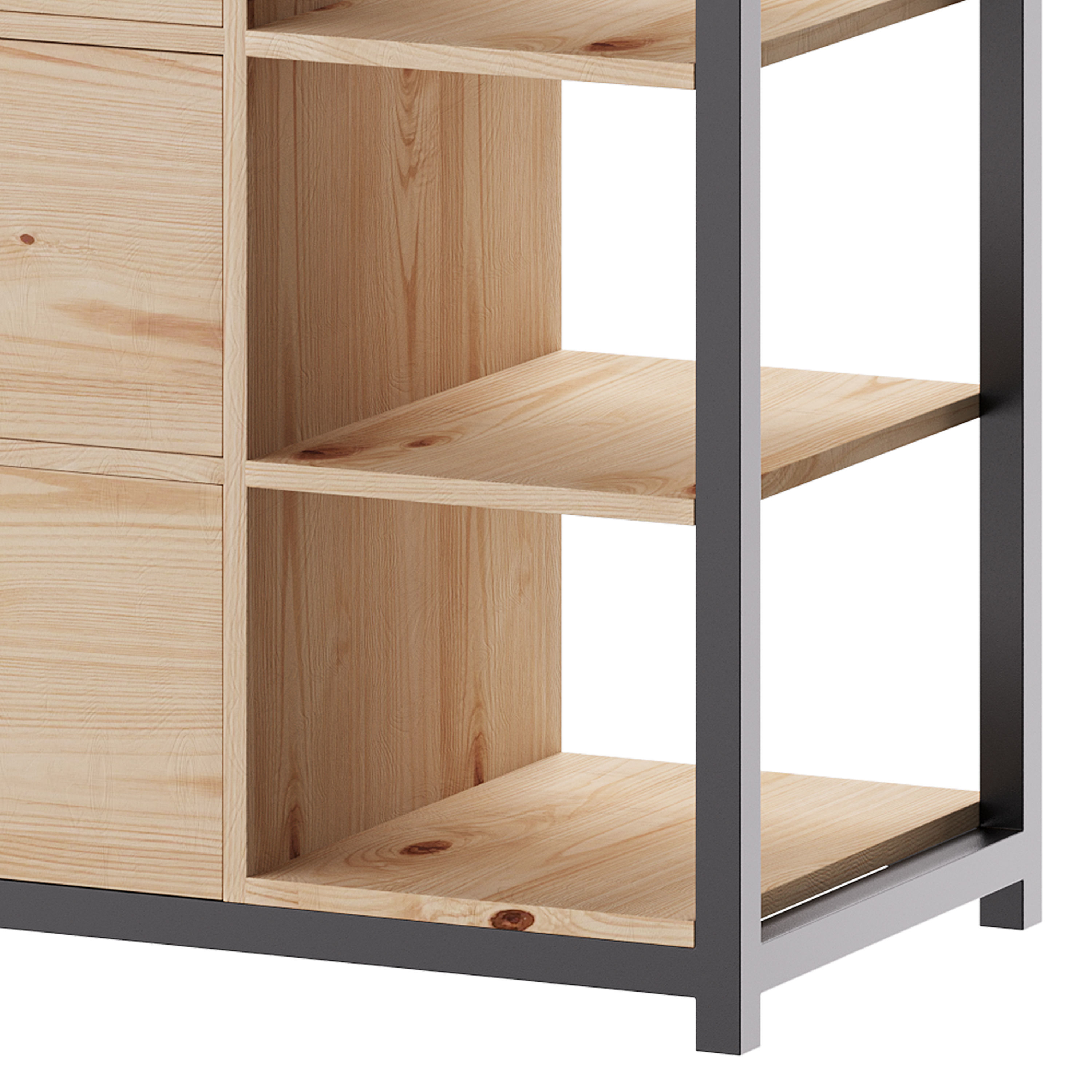 Loft cabinet 3D model_16