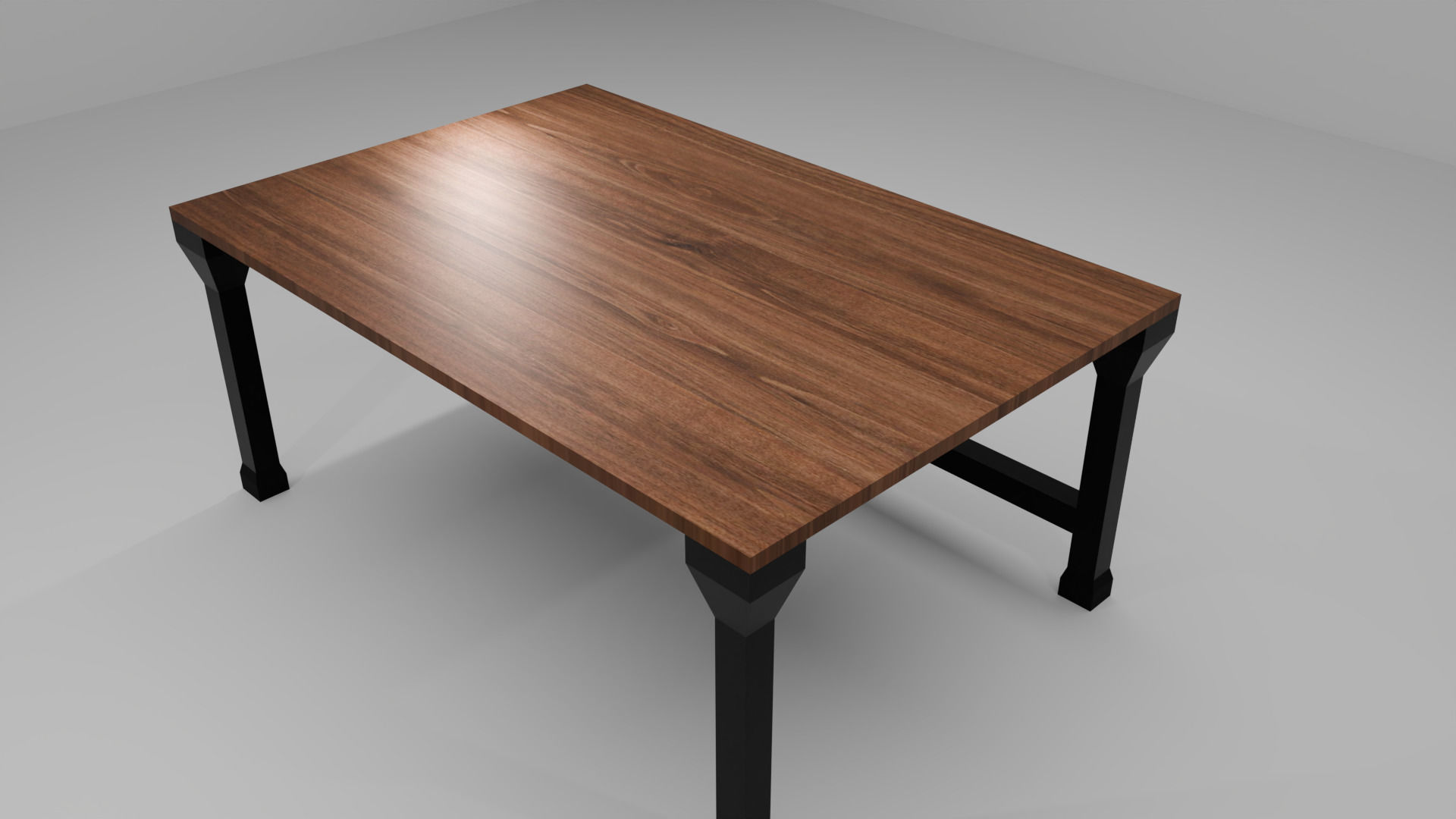 Table Furniture prop Free low-poly 3D model_2