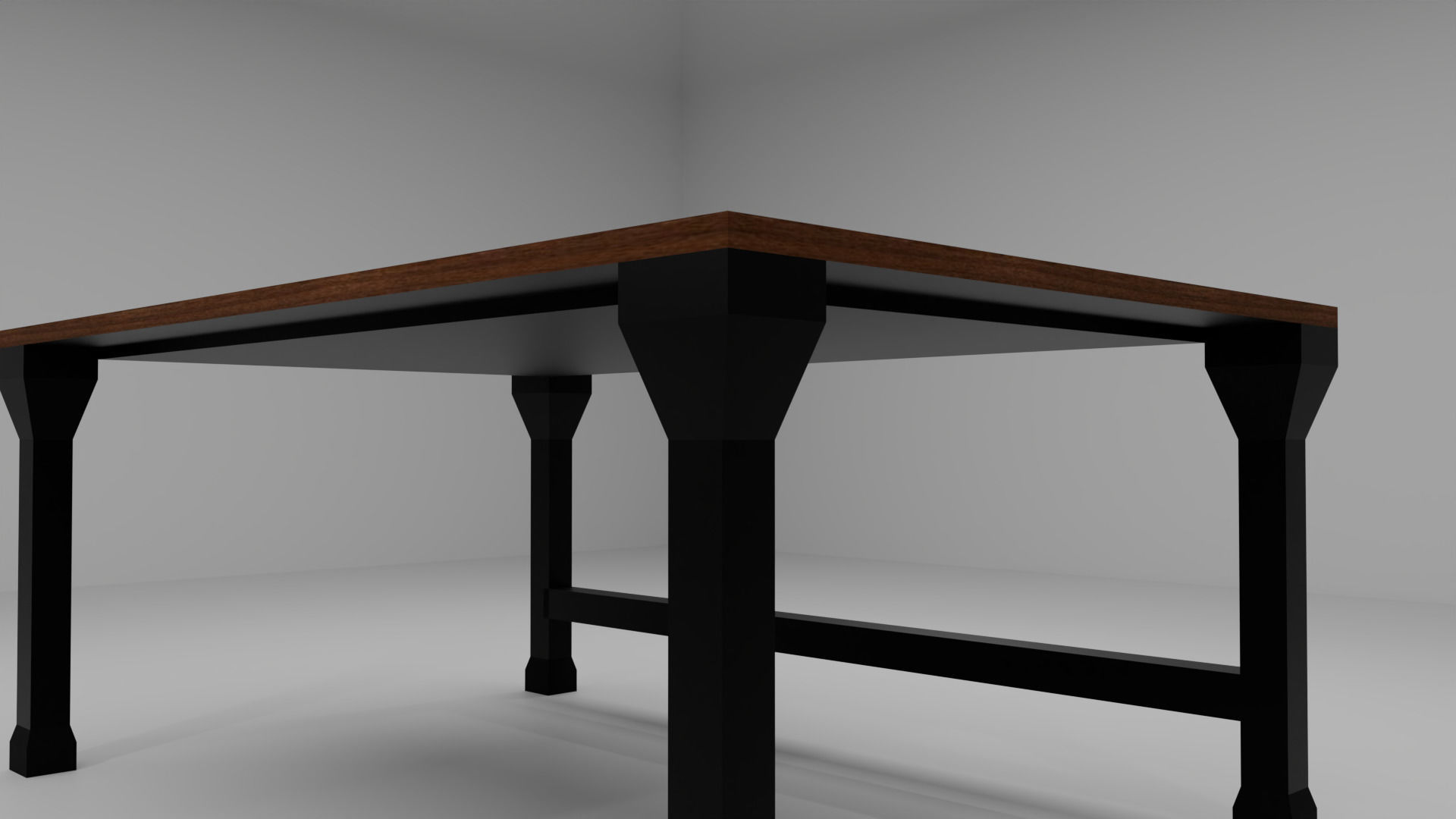 Table Furniture prop Free low-poly 3D model_1