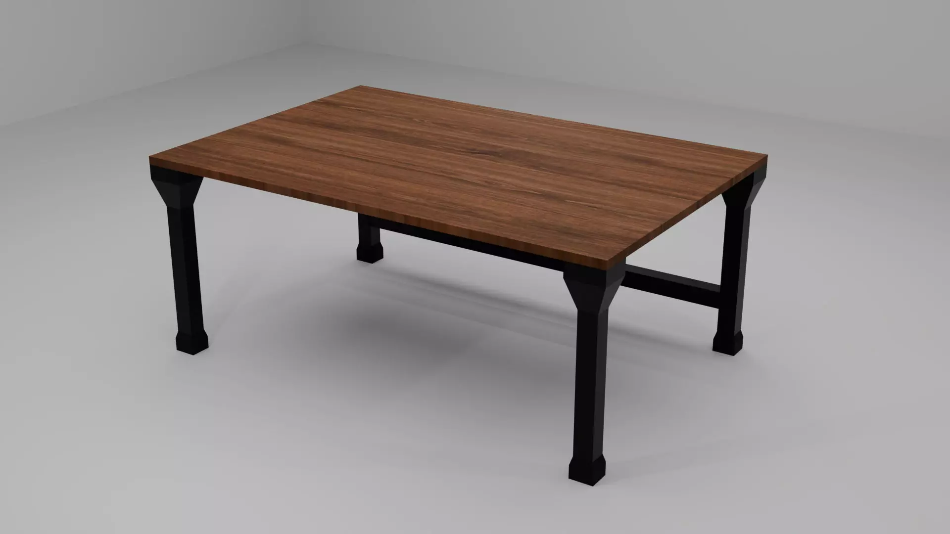 Table Furniture prop Free low-poly 3D model_0