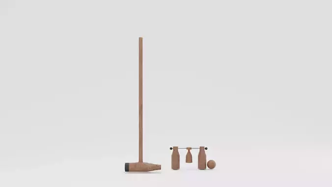 Woodball 3d Model