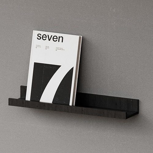 Ikea Wall Board with Decoration Low-poly 3D model