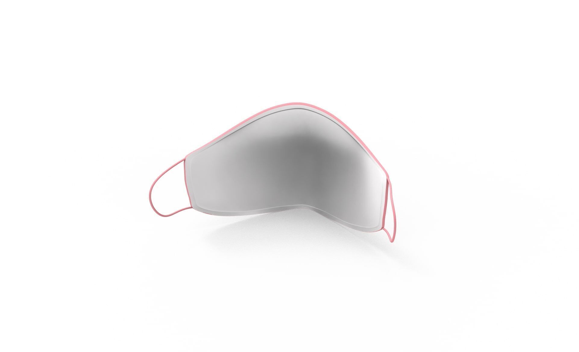 Cartoon Pig face mask animal  Low-poly 3D model_7