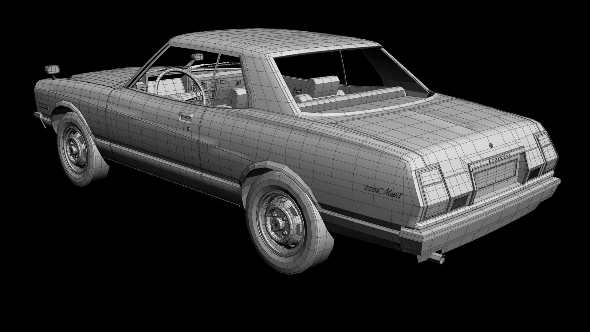 Toyota Corona Mk2 X30 3D model_15