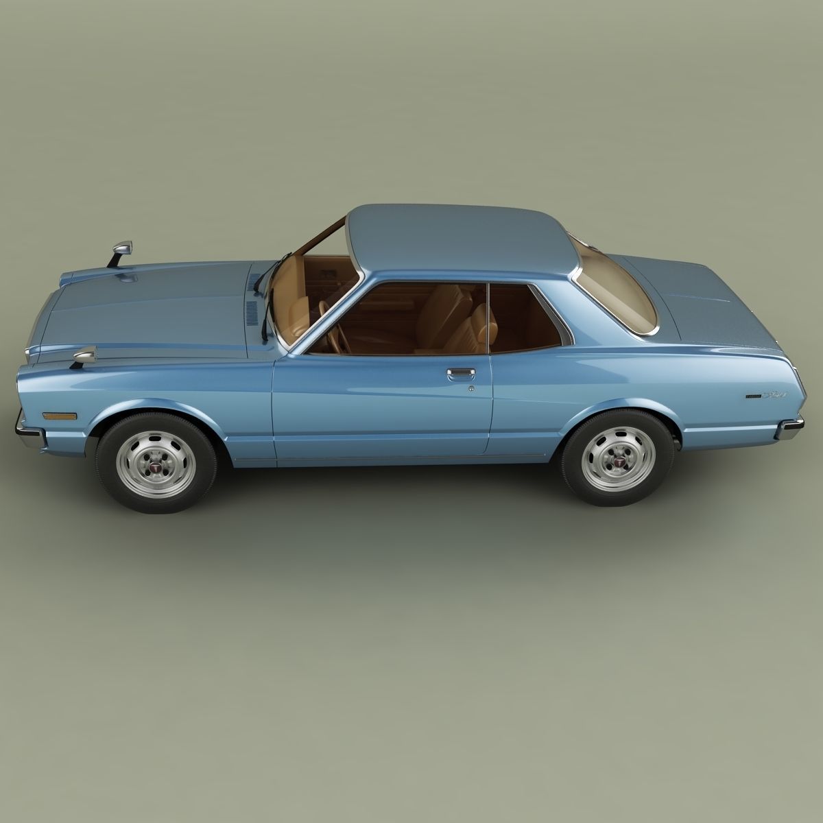 Toyota Corona Mk2 X30 3D model_6