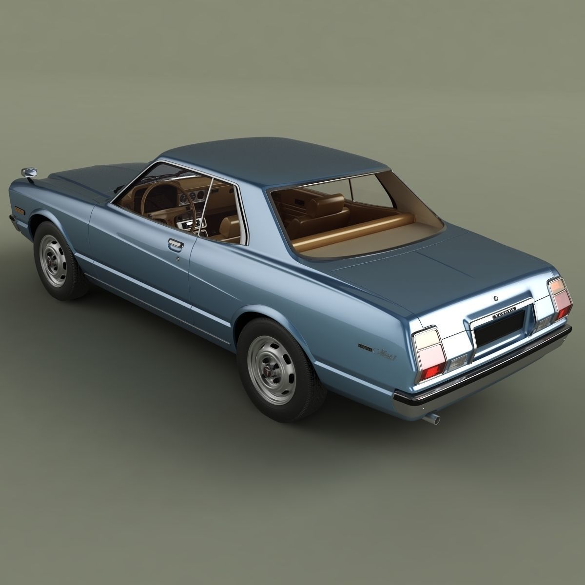 Toyota Corona Mk2 X30 3D model_7