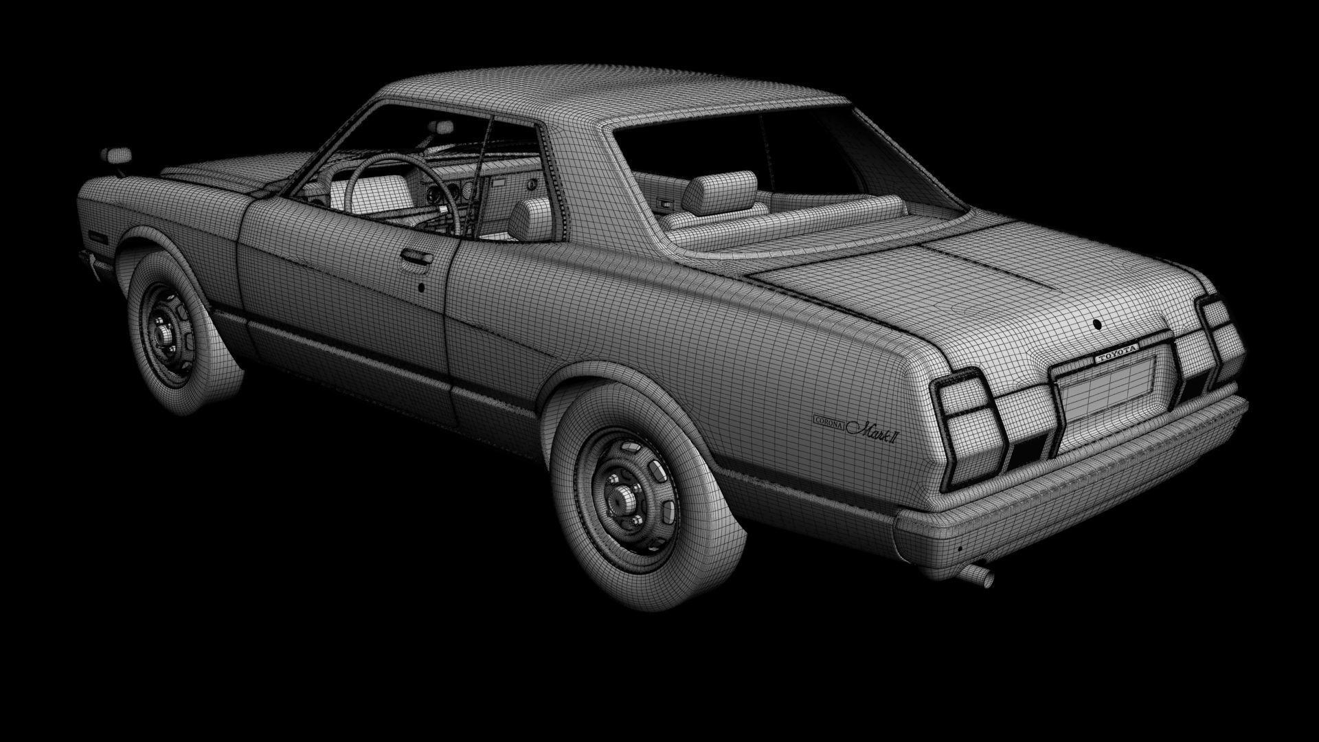 Toyota Corona Mk2 X30 3D model_16