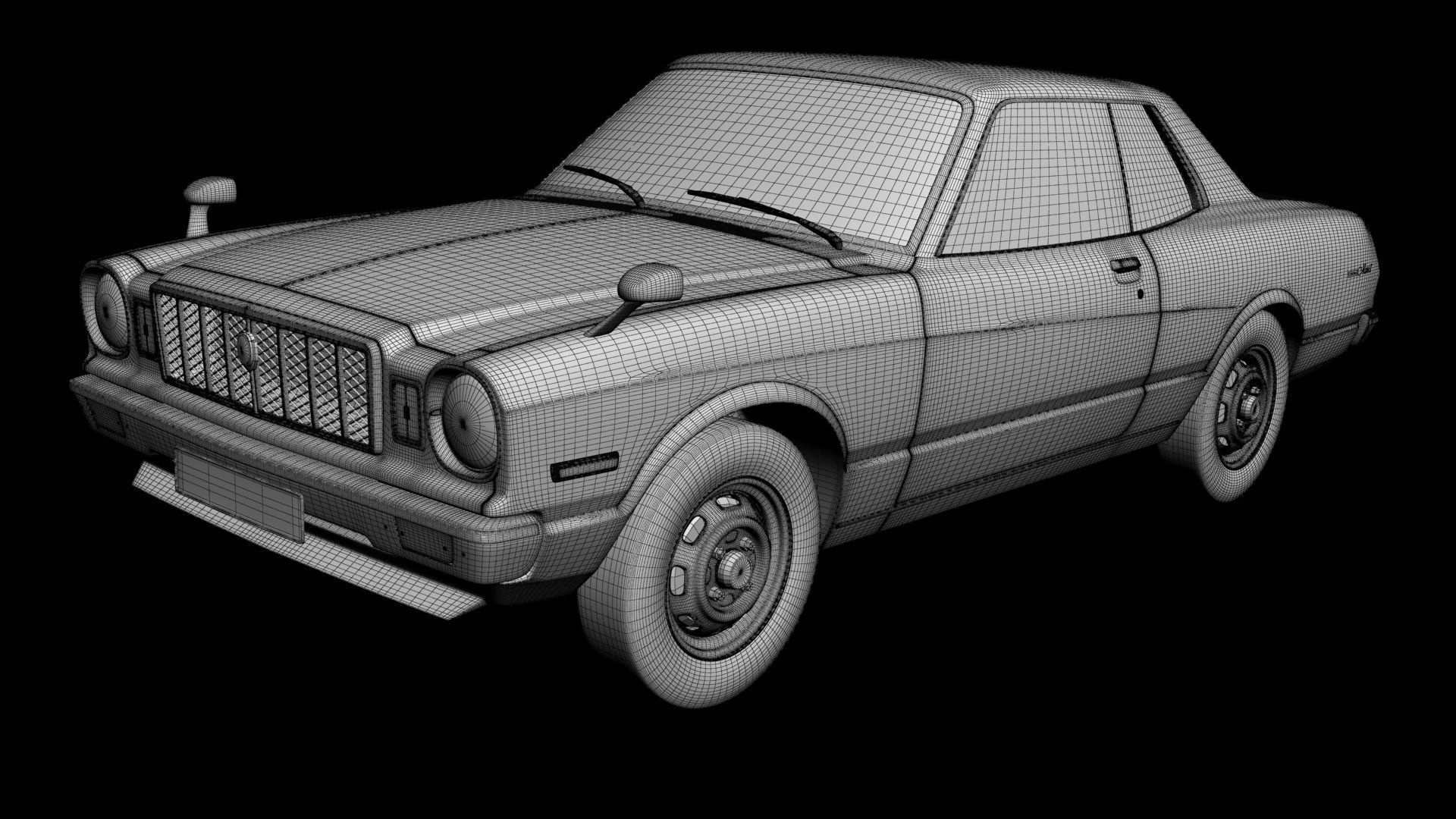 Toyota Corona Mk2 X30 3D model_14
