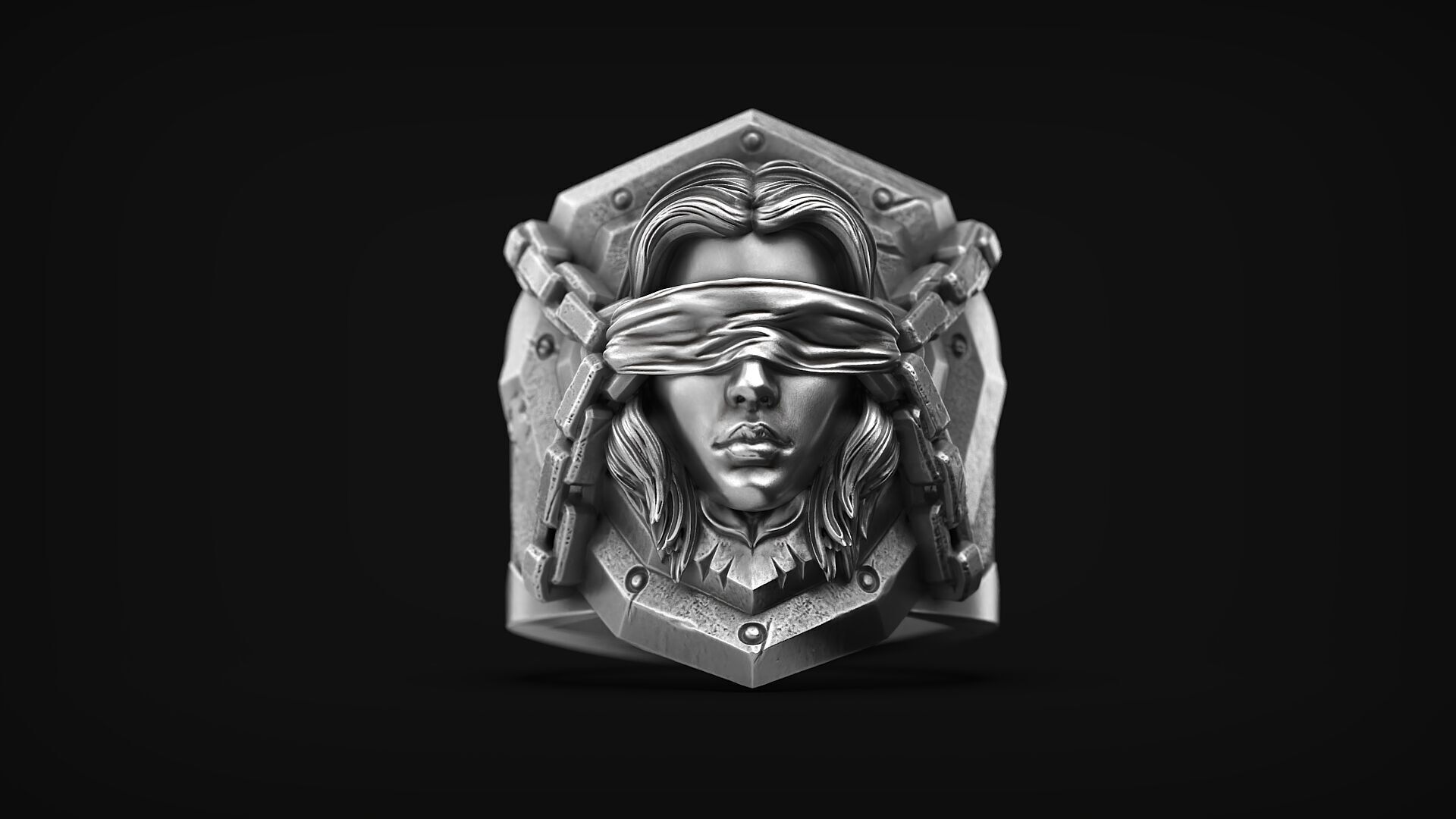Absolution Regalia ring wow fun STL 3d model for 3d printing 3D print model_8