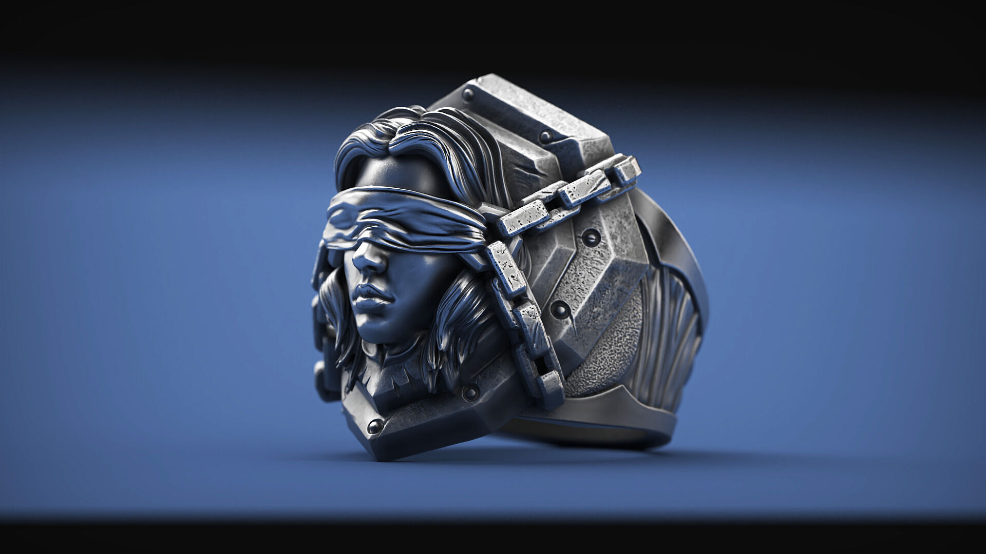 Absolution Regalia ring wow fun STL 3d model for 3d printing 3D print model_3