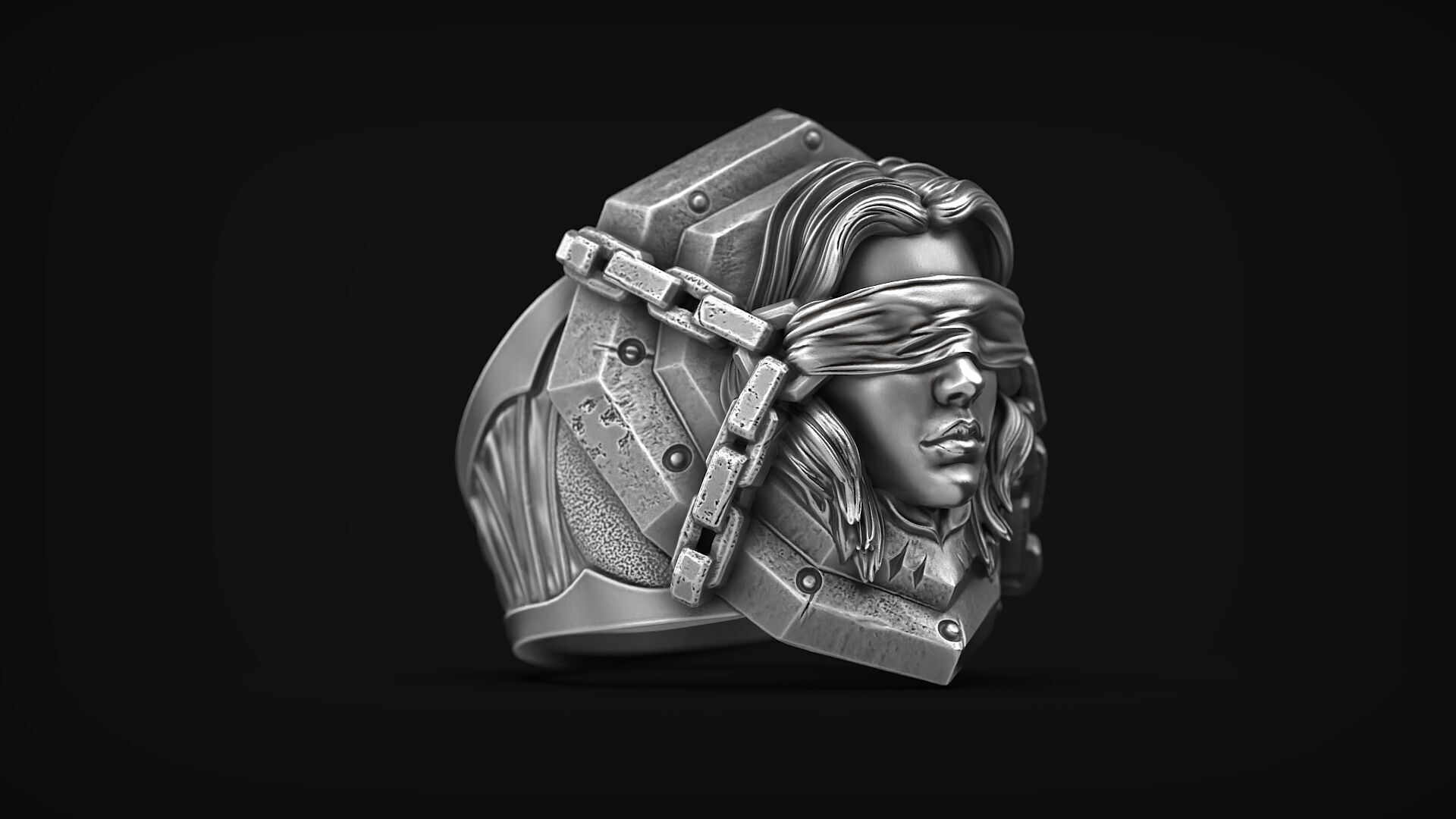 Absolution Regalia ring wow fun STL 3d model for 3d printing 3D print model_9