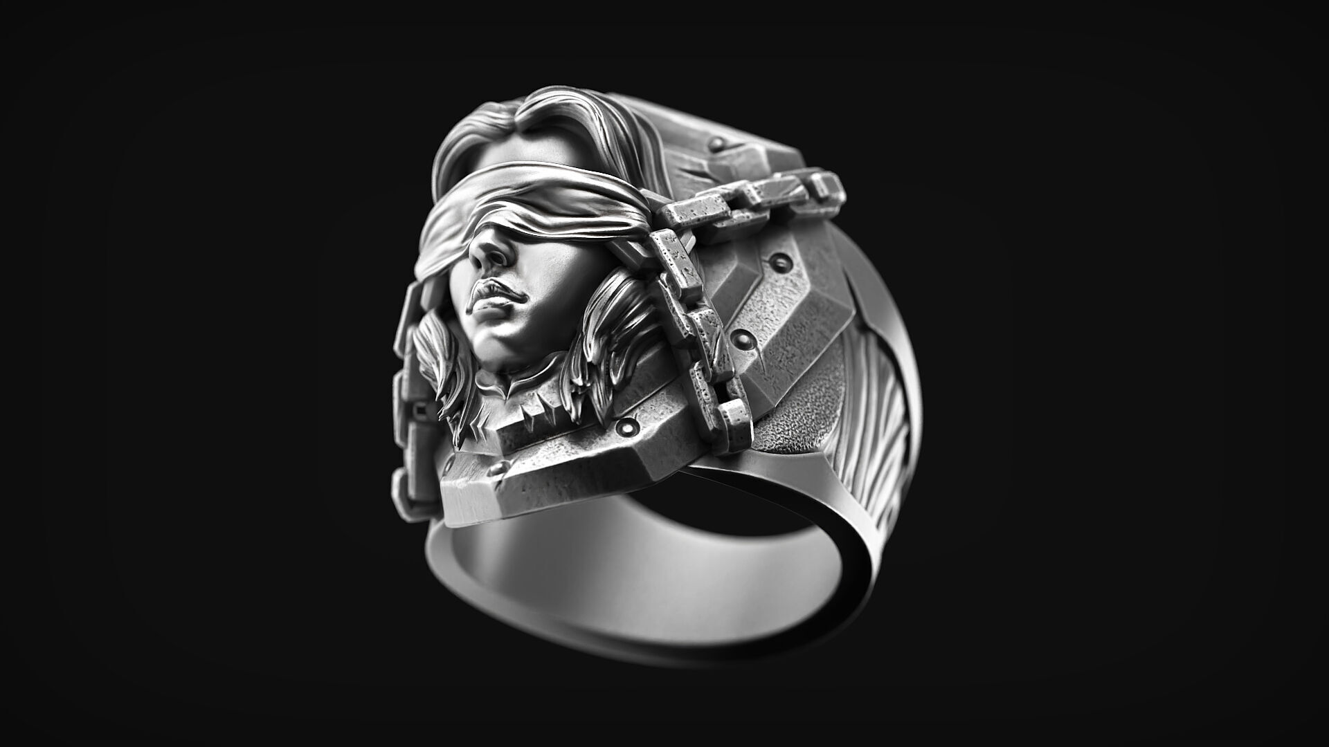 Absolution Regalia ring wow fun STL 3d model for 3d printing 3D print model_6