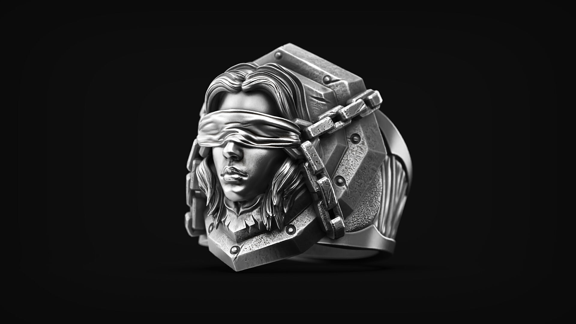 Absolution Regalia ring wow fun STL 3d model for 3d printing 3D print model_7