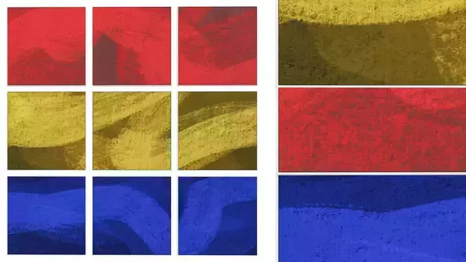9 Abstract Frames Set 14 3D model