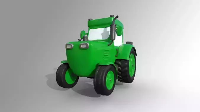 Cartoon Tractor