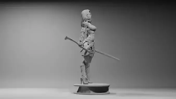 sexy beautiful gorgeous female warrior sonja stl