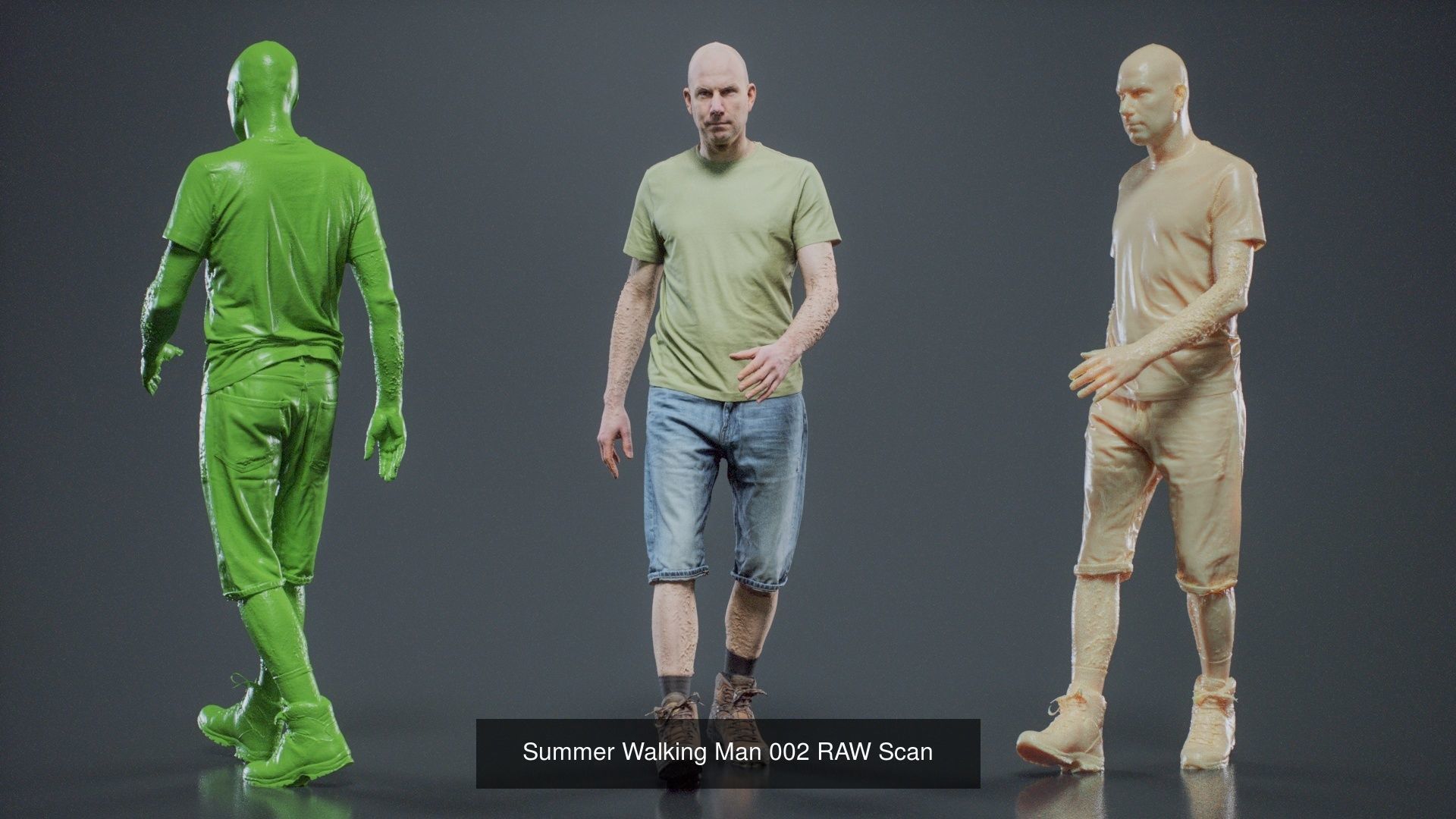 69 Male Characters RAW Scan 3D Model Collection_50