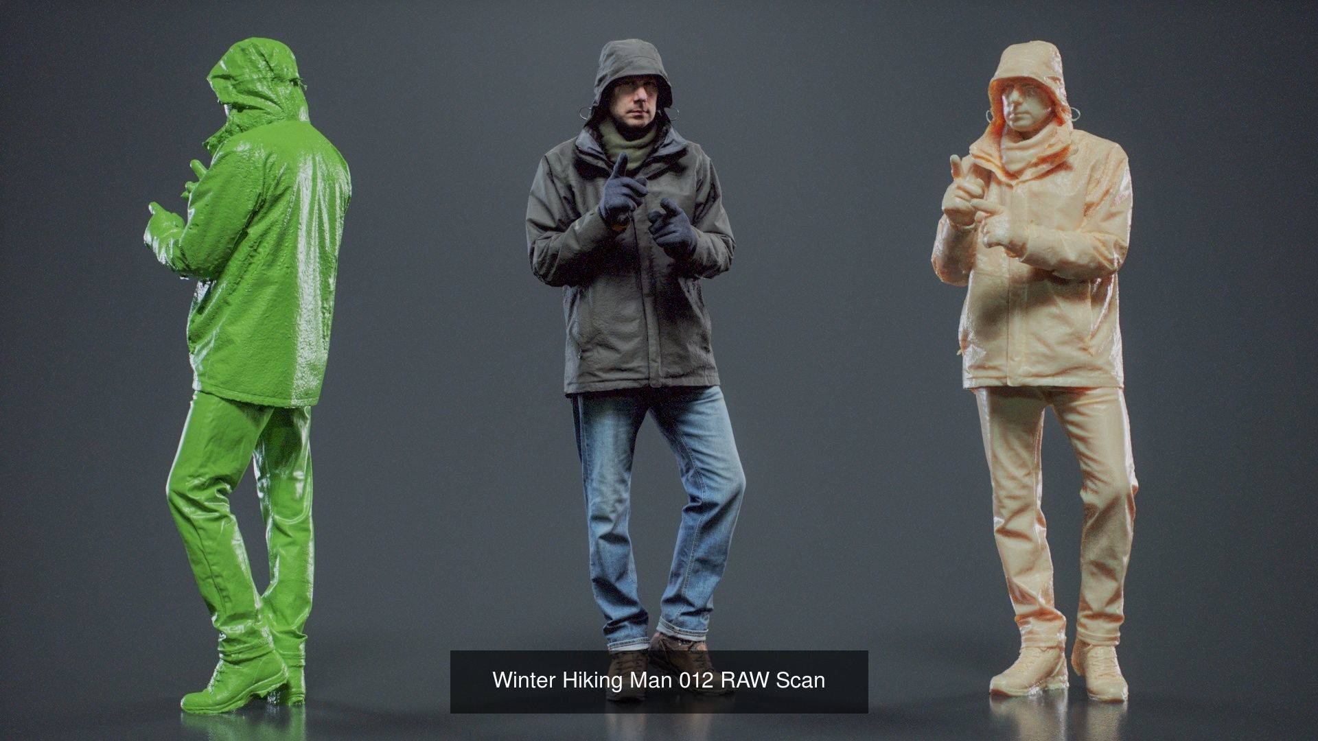 69 Male Characters RAW Scan 3D Model Collection_17