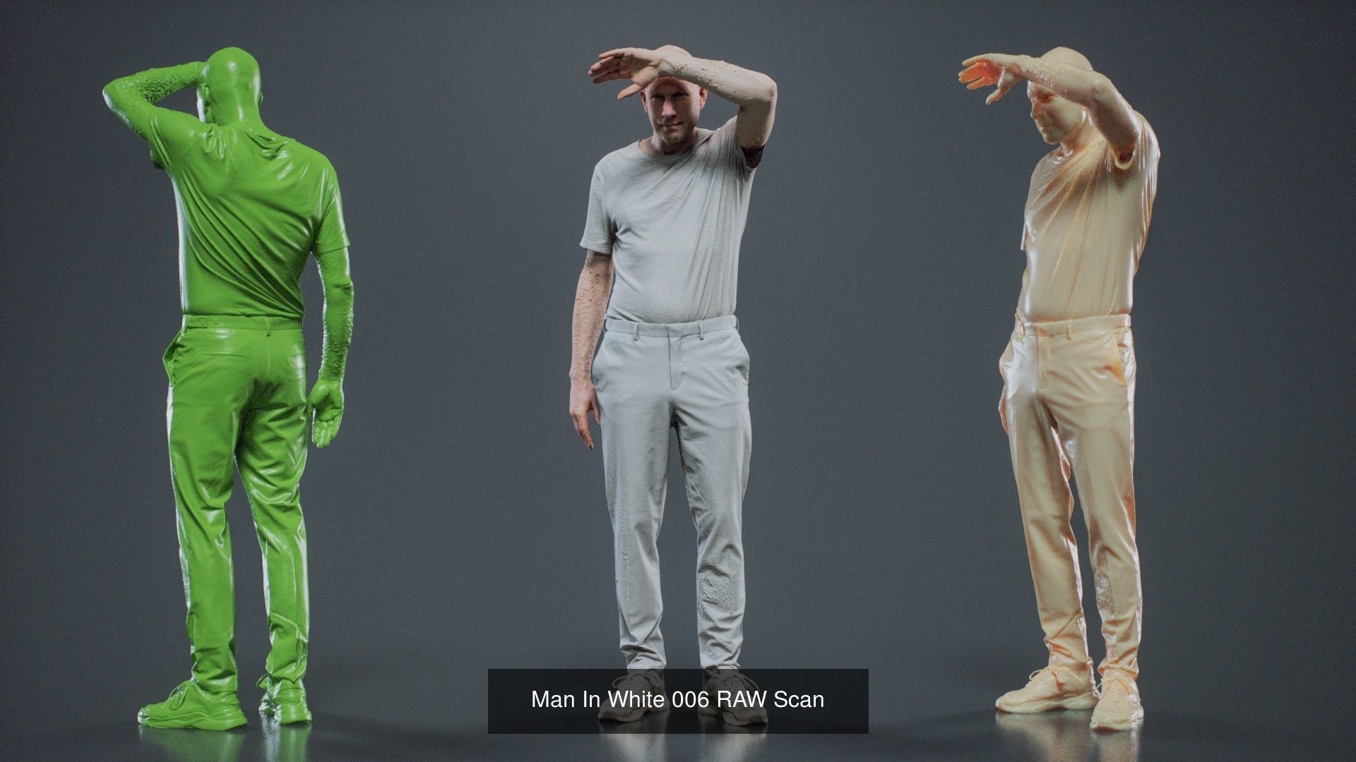 69 Male Characters RAW Scan 3D Model Collection_67