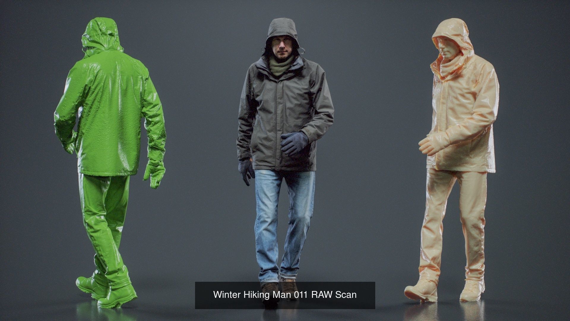 69 Male Characters RAW Scan 3D Model Collection_15